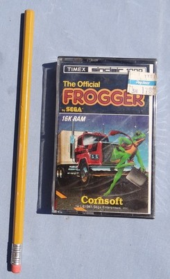 RARE Factory SEALED Timex Sinclair 1000 FROGGER SEGA Cassette Tape Cornsoft 1981