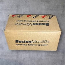 Boston Acoustics Micro 80e Pair Surround Speakers With Brackets