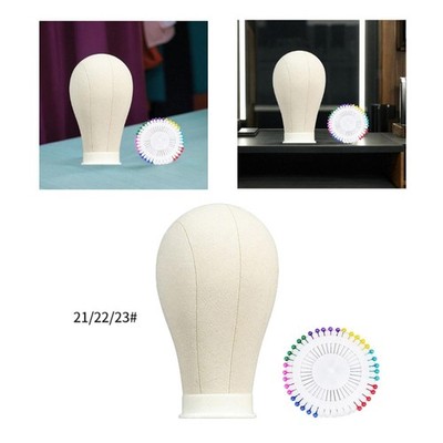 Canvas Block Head Stabile Styling -Kopf für Cap Headschmuck Friseur Training