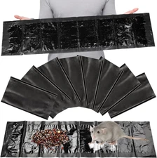 8 Pack Large Sticky Mouse Trap 24 Inch Sticky Rat Glue Roach Indoor Pest Control