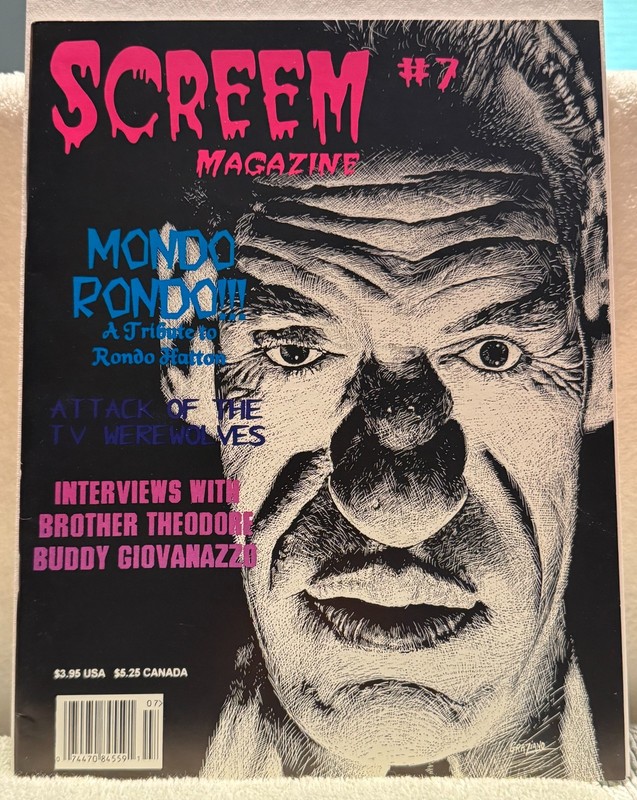 Screem #7 NM HIGH GRADE 1996 original RARE variant only 200 made Famous Monsters