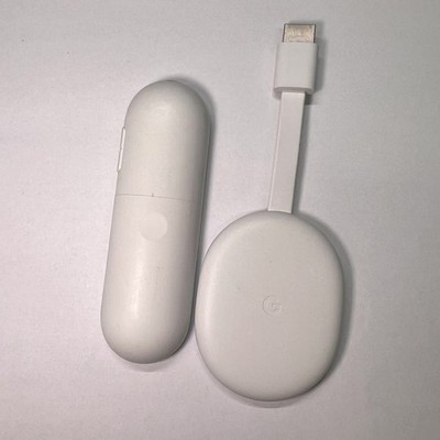 Google Chromecast with Google TV 4K - Snow. 705353038525| eBay