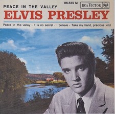 Elvis Presley Peace In The Valley EP Bootleg France Picture Sleeve Only