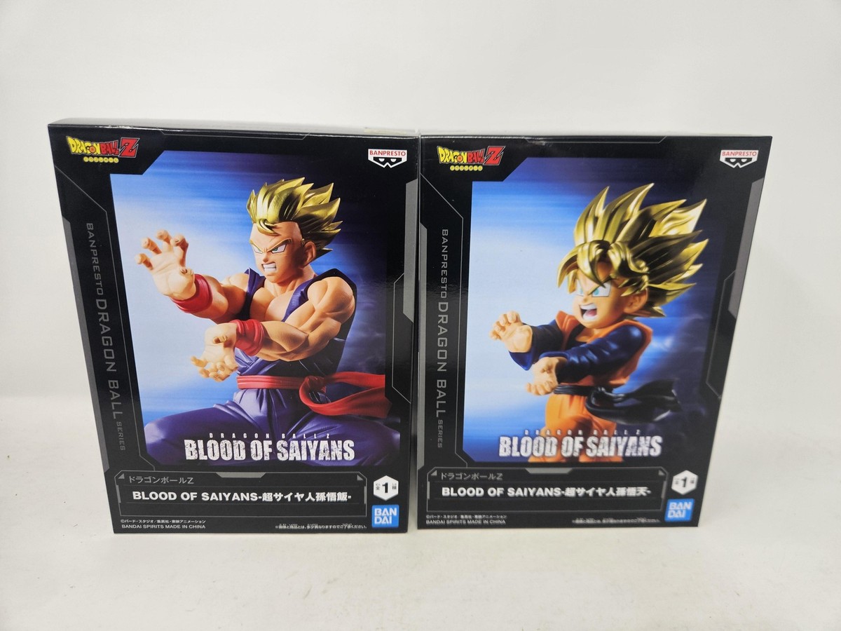 Dragon Ball Z Banpresto Blood Of Saiyans Gohan Goten Figure Set Of