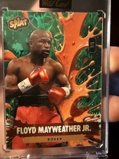 Wild Card Splat Floyd Mayweather Jr. 2026 Boxing Card SLSSSa5-FM 1/1