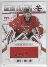 2012-13 Panini Limited Crease Cleaners Materials 48/99 Craig Anderson #CC-CA 0a1