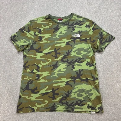 Camisa North Face Adulto Medio Verde Camuflaje Al Aire Libre Senderismo Hawai... - Imagen 1 de 4