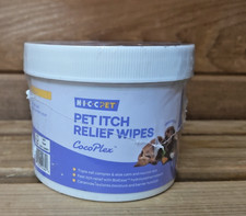 HICCPET Pet Itch Relief Wipes, For Dogs  Cats, Unscented, 100 Pads