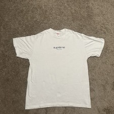 Supreme New York Shirt Mens Large Streetwear Skater Short Sleeve White