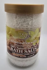 Dead Sea Collection 100% Natural Dead Sea Bath Salts with Almond Vanilla 34.2 oz