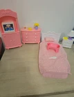 Vintage 1993 Mattel Barbie Bedroom playset