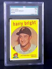 1959 Topps - High # Harry Bright #523 (Rookie Card). rookie card picture