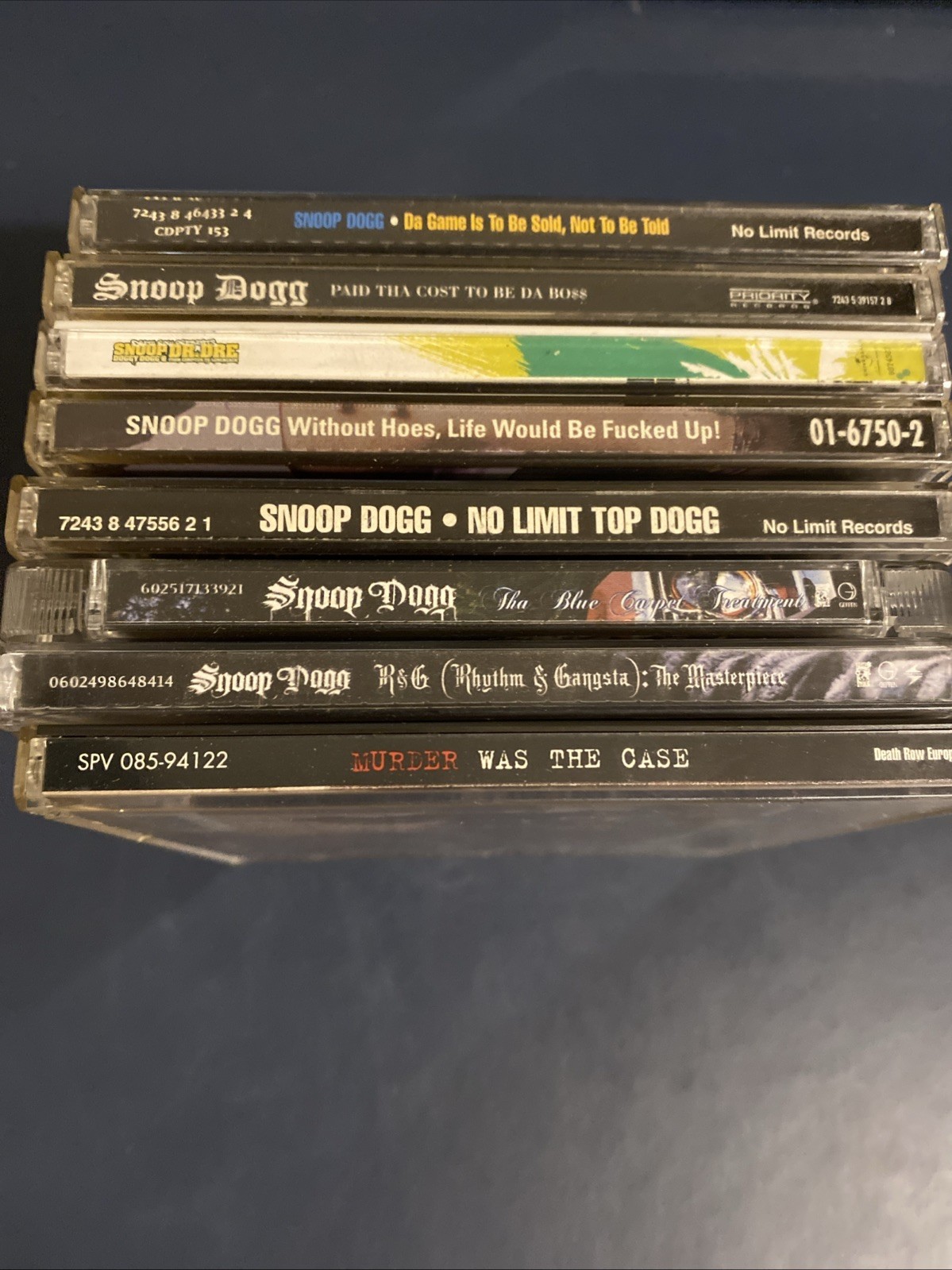 Snoop Dogg 8 CD Albums Inc No Limit / Murder Was The Case / Paid The Cost Etc