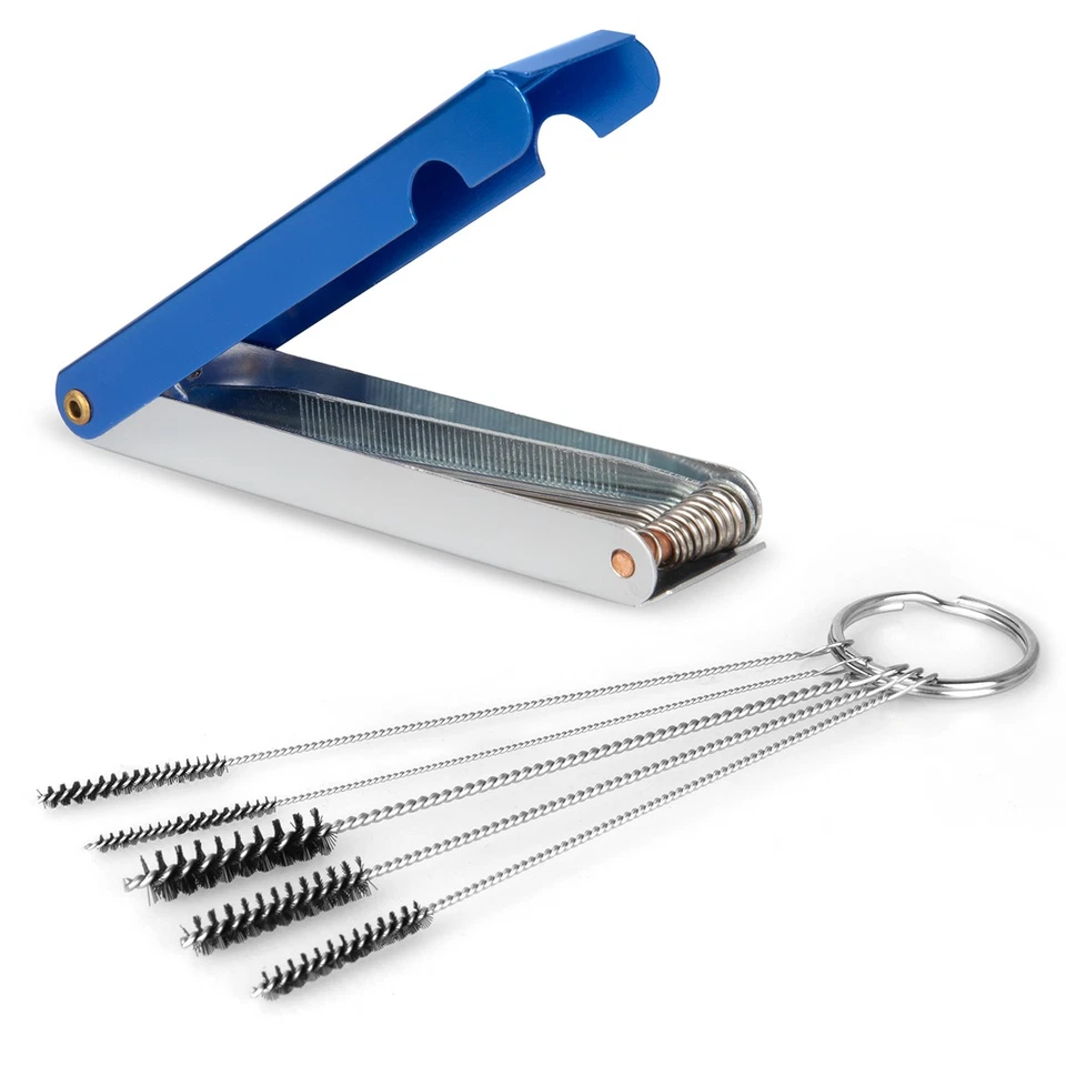 Carburetor Cleaning Kit Carb Dirt Jet Cleaner Tools 18 Needle 5 Wires Brush - Image 4 of 4