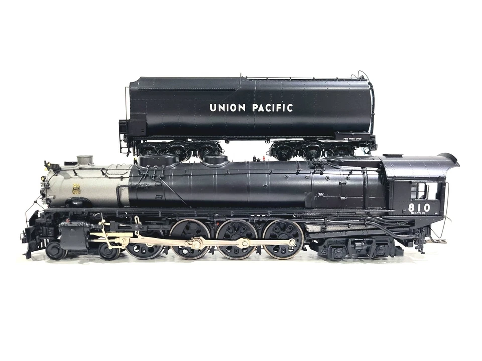 Overland OMI UP FEF-1 4-8-4 Steam Union Pacific #810 HO Brass Model #4528.1 - Image 4 of 4