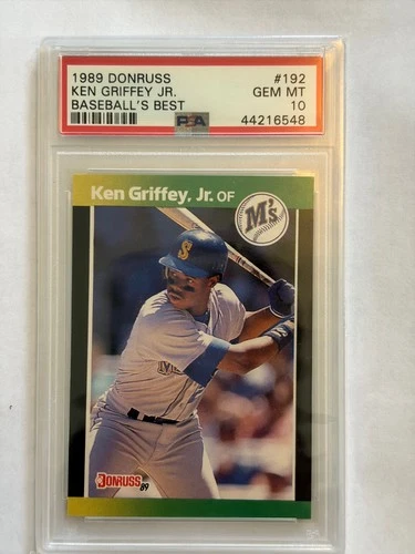 1989 Donruss Baseball's Best Ken Griffey Jr #192 PSA 10 GEM MINT RARE ROOKIE