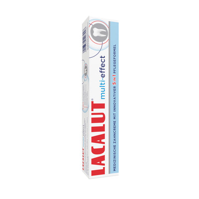 Lacalut toothpaste MULTI EFFECT -halitosis bad breath -75ml FREE SHIPPING
