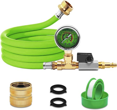 #ad #ad RV Winterizing Kit 60in Winterize Blowout Adapter with Integrated Pressure Gaug $46.13