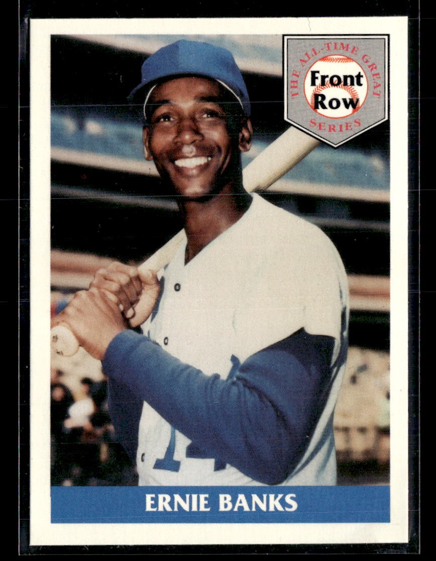 1992 Front Row All-Time Greats Ernie Banks #1 Ernie Banks Promos