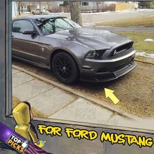 Fits 13-14 Ford Mustang V6 V8 RT Style Front Bumper Lip Chin Spoiler Body Kit