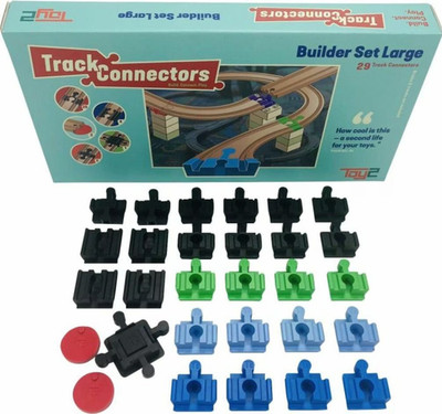 TOY2 Builder Set Large mit 29 Schienenverbindern