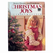 Better Homes and Gardens Christmas Joys To Craft  Stitch Hardcover Book Vintage