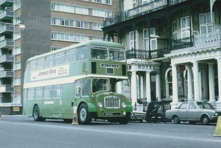 COLOUR PHOTO SOUTHDOWN EX BRIGHTON HOVE & DISTRICT BRISTOL LODEKKA JPM80D