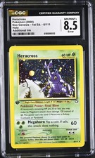 Heracross Holo Neo Genesis - 1st Ed. 6/111 CGC 8.5 on eBay