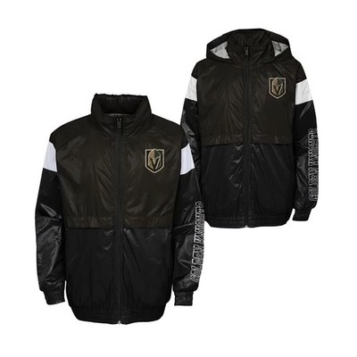 Outerstuff Jungen Sportartikel Kinder Jacke GOAL LINE STANCE FZ WINDBREAKE VEGAS
