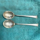 International Sterling 6.5" soup spoon, Serenity, no monogram, decent condition!