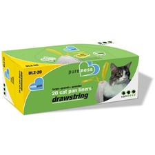 Van Ness Large Drawstring Cat Pan Liners 20 Count Litter Box