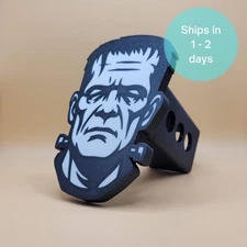 Frankenstein’s Monster Trailer Hitch Cover – Fits 2 Inch Receivers – Black &...