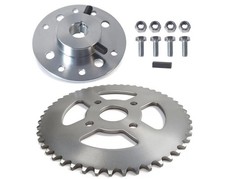 Steel Go Kart Sprocket Hub for 3/4" Bore  3/16" Keyway 40 41 420 Chain 50T Driv