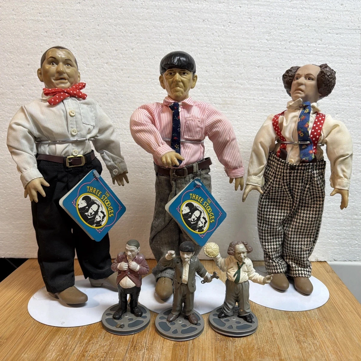 The Three Stooges Cartoon & TV Character Action Figures with