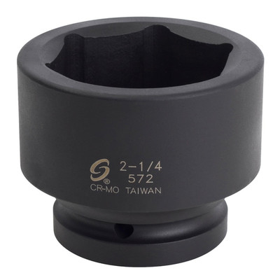 Sunex Tools 572 1 Drive Standard 6 Point Impact Socket 2-1/4 Sun572