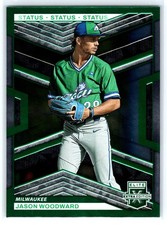 2023 Panini Elite Extra Edition #32 Jason Woodward Status Green #/499