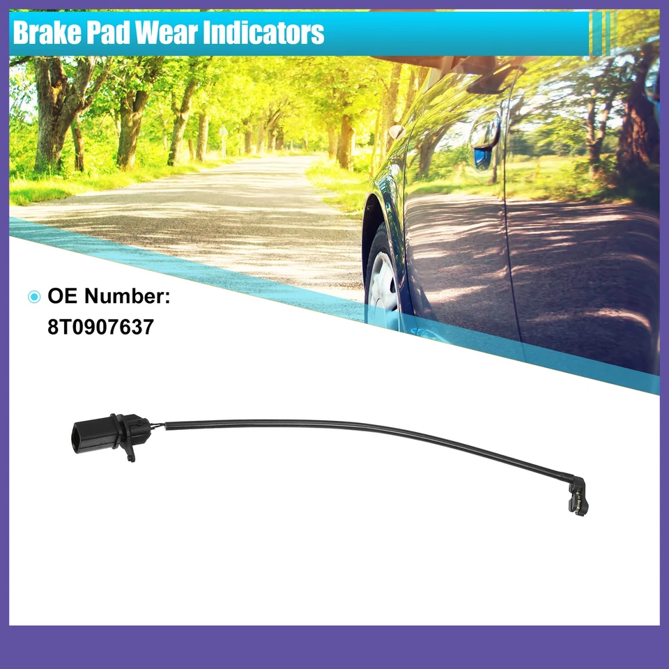 8T0907637 Pastilla de freno de disco de coche sensor de desgaste pastilla de freno personalizada para Audi A4 A5 A6 S4 Foto 2 de 4