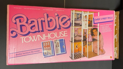 VINTAGE MATTEL BARBIE 3 STORY TOWNHOUSE # 7825 IN ORIGINAL BOX No Polos - Picture 4 of 19