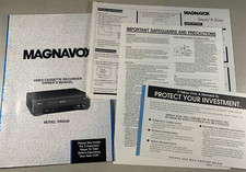 USER GUIDE and MANUAL ONLY Magnavox VR9420 VCR VHS Player Original