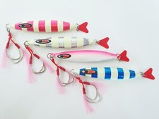 Slow Fall Pitch Jigs Backbone Rigged Luminescent | Fishin Addict