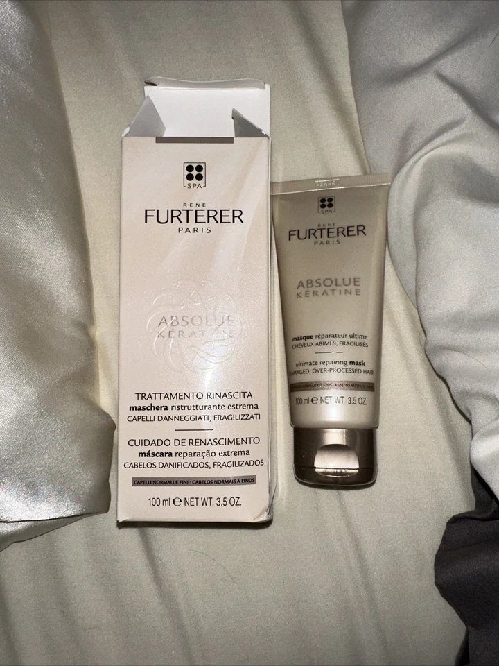 Обновляющая маска для ухода за кератином Rene Furthered Absolue 100 мл импортирована из Франции - Изображение 3 из 3