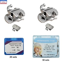 Tubo bucales de ortodoncia Dental Buccal Tube Convertible 1st Molar MBT Roth 022