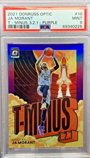 2021 Donruss Optic T-Minus 3, 2, 1 PURPLE #10 Ja Morant graded PSA 9 🟣🔥