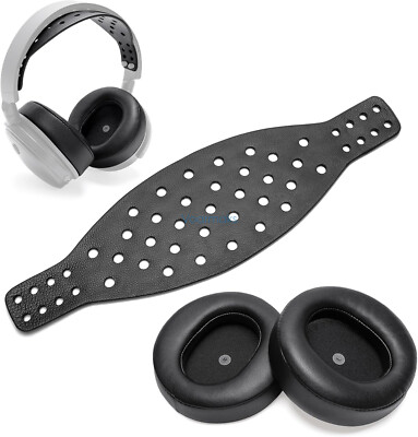Wide Sheepskin Headband Strap Protein Ear Pads for Audeze Maxwell Headphones