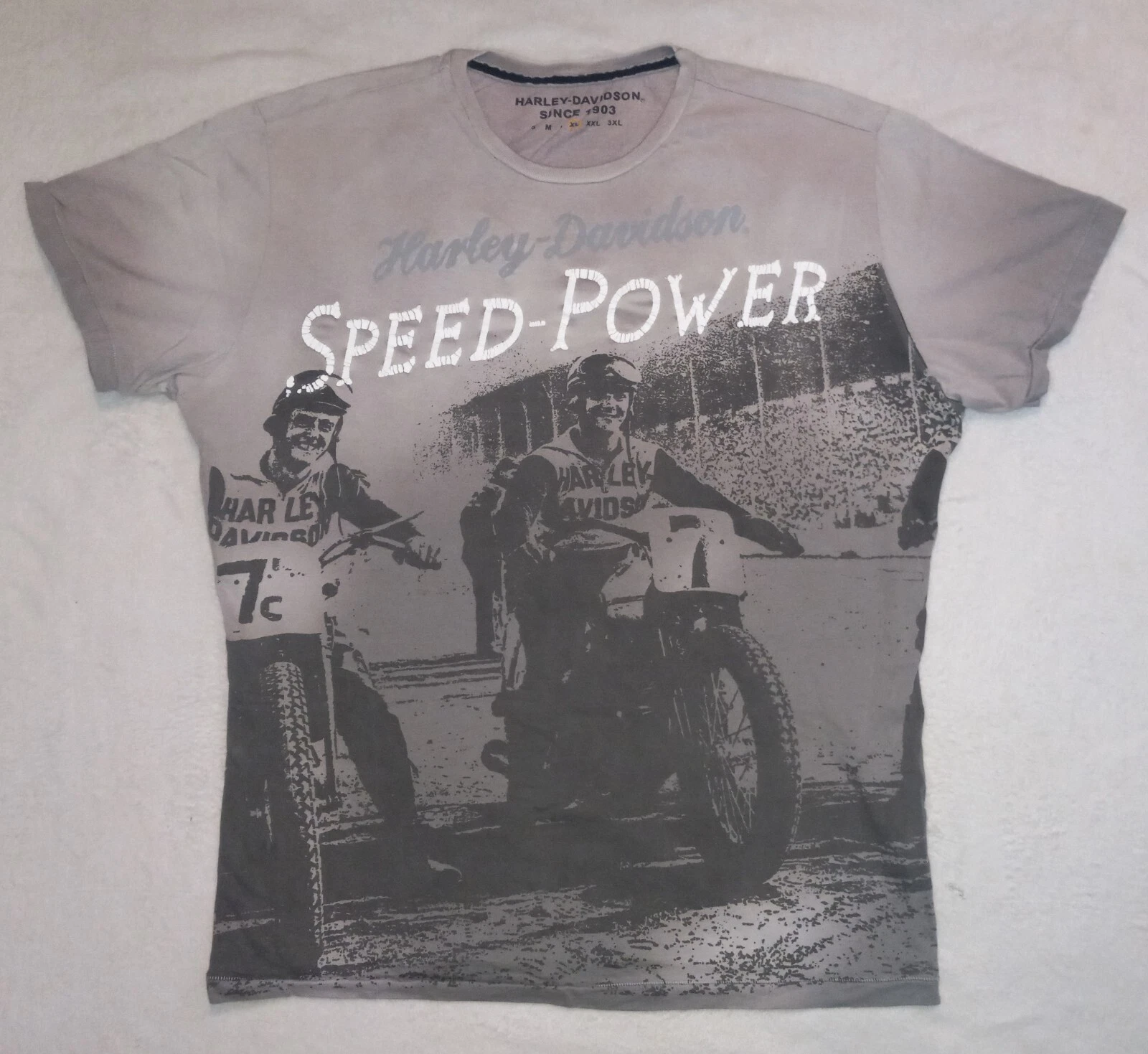 Rare Harley Davidson T Shirt Mens Size XL Motorcycles Speed Power Hard To Find