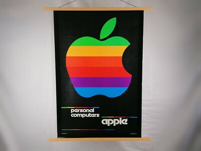 Original 1980 Apple Personal Computers Poster - kultiges Design *atemberaubend*