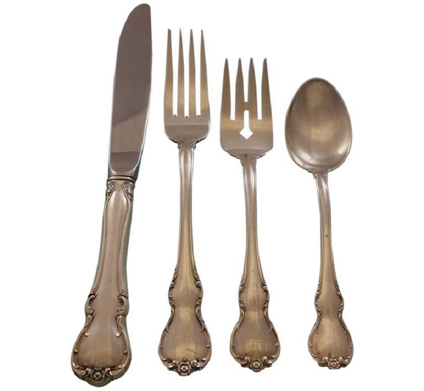 French Provincial by Towle Sterling Silver Flatware Set For 12