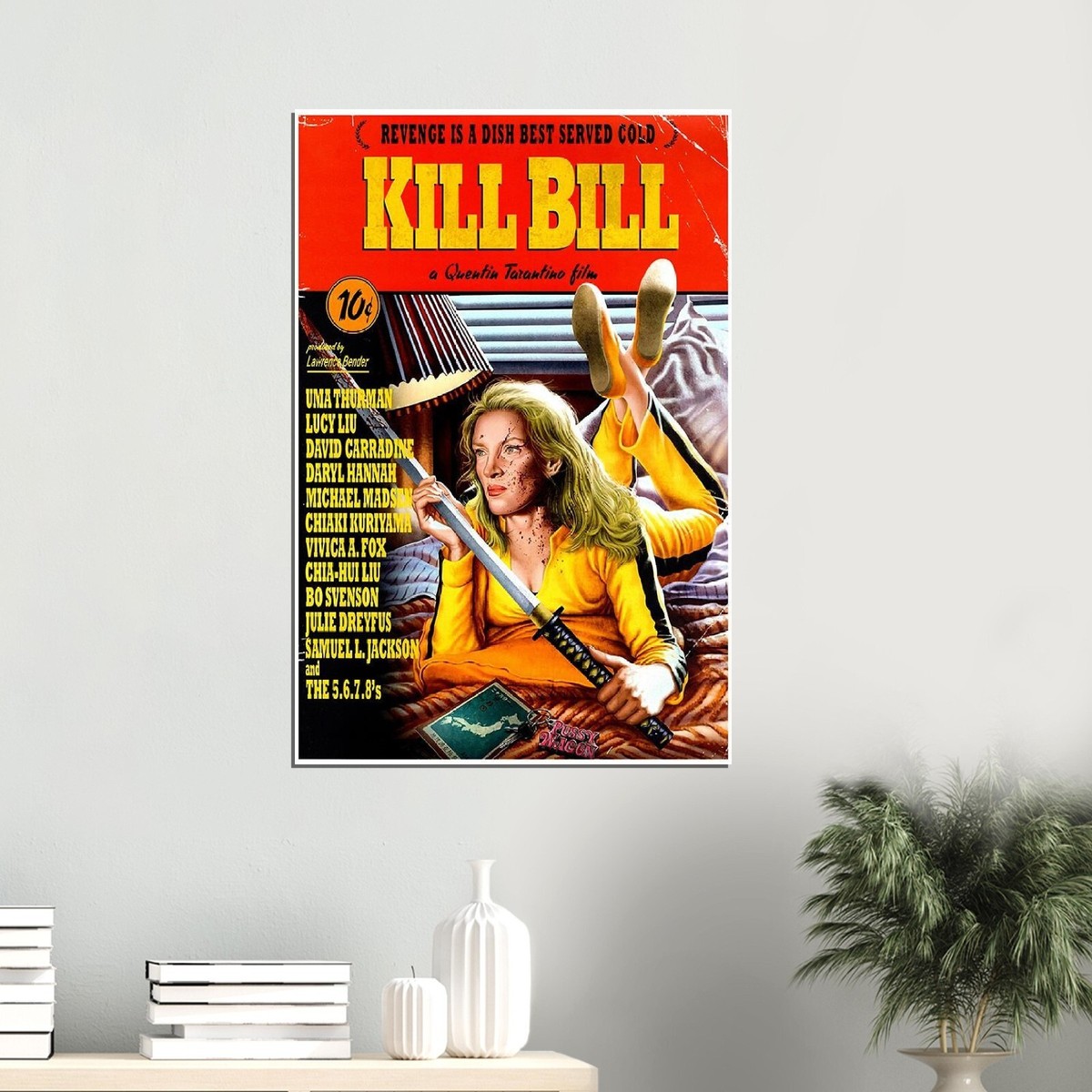 Kill Bill Pulp Fiction Classic Movie Poster Crossover