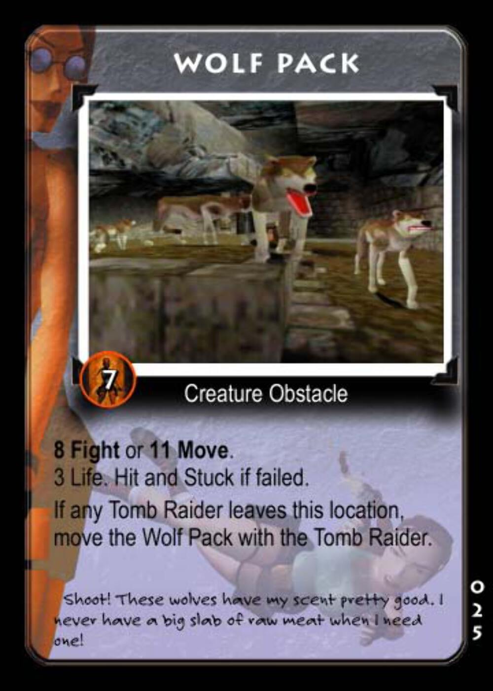 Tomb Raider CCG Wolf Pack - Premier #25 | eBay