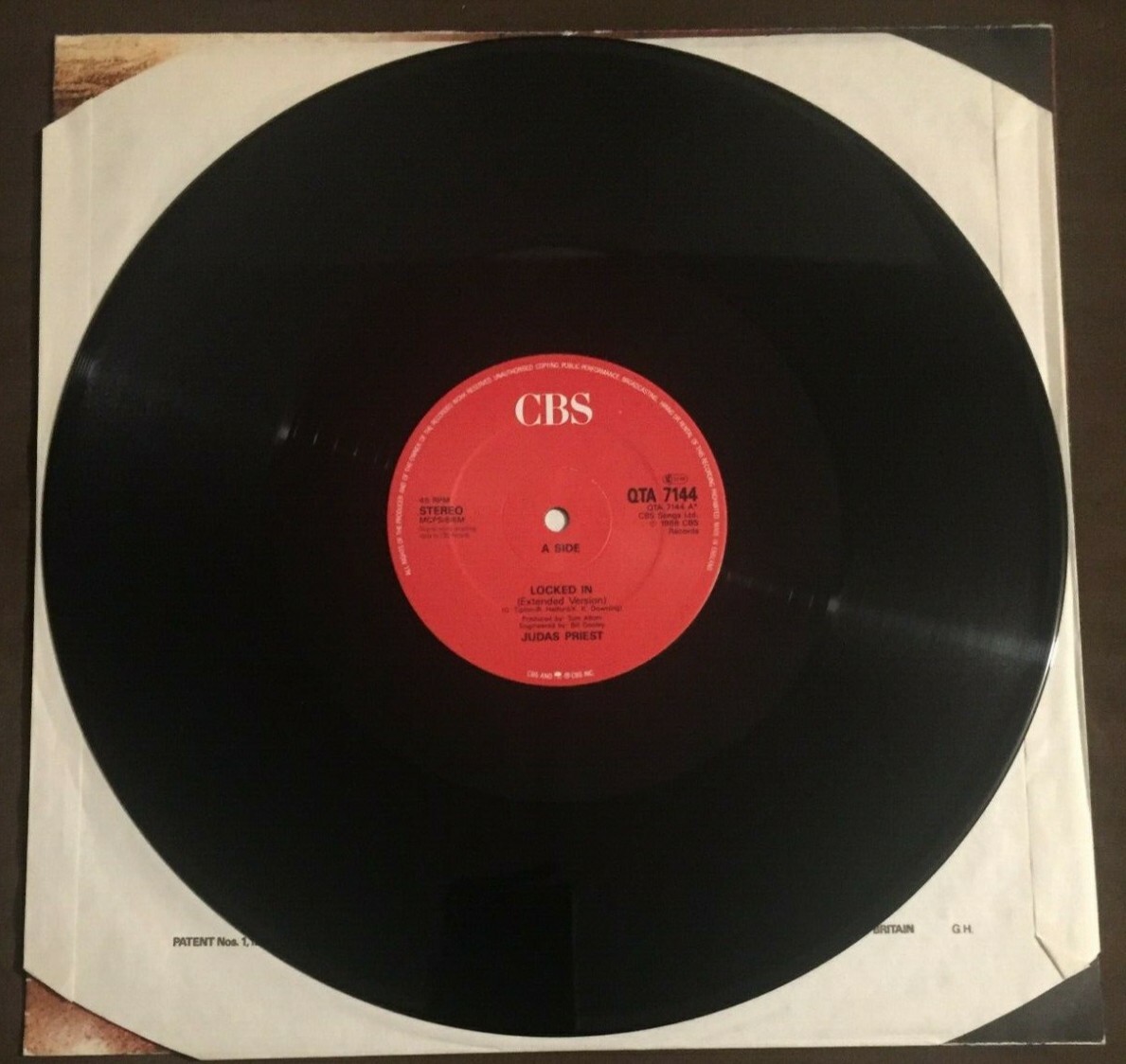 Judas Priest Locked In 12" Vinyl LP w Poster 1986 eBay